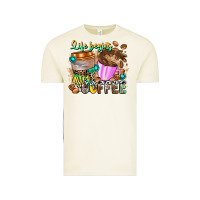 Vintage Arctic Life Begins After Coffee Vintage Tee - CowhideDigitalArt