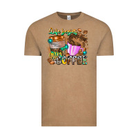 Vintage Coffee Life Begins After Coffee Vintage Tee - CowhideDigitalArt