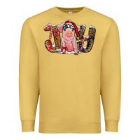 Antique Gold joy with pig Premium Sweatshirt - RanaPortraitStore
