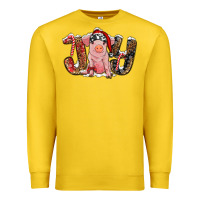 Lemon joy with pig Premium Sweatshirt - RanaPortraitStore