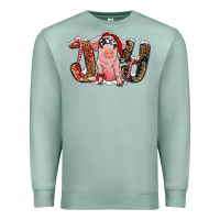 Seafoam joy with pig Premium Sweatshirt - RanaPortraitStore