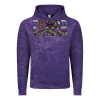 Cloud Purple armed forces day proud veteran Vintage Hoodie - Artiststas
