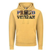 Vintage Mustard armed forces day proud veteran Vintage Hoodie - Artiststas