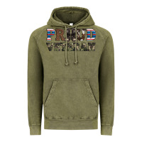 Vintage Olive armed forces day proud veteran Vintage Hoodie - Artiststas