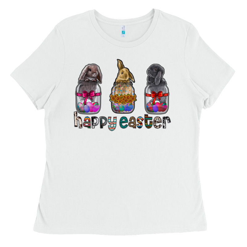 Happy Easter Ladies Tee by CowhideDigitalArt | Teevron