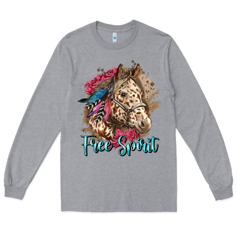 Free Spirit Appaloosa Horse Long Sleeve Tee by LillyAllenDesigns | Teevron