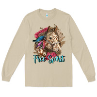 Mushroom free spirit appaloosa horse Long Sleeve Tee - LillyAllenDesigns