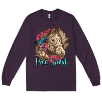 Plum free spirit appaloosa horse Long Sleeve Tee - LillyAllenDesigns