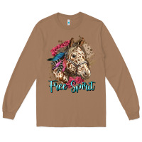 Toasted Coconut free spirit appaloosa horse Long Sleeve Tee - LillyAllenDesigns