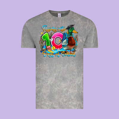 Name Flying Into 100 Days Of School Vintage Tee Designed By Cowhidedigitalart
