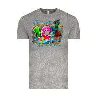Cloud Rock name flying into 100 days of school Vintage Tee - CowhideDigitalArt