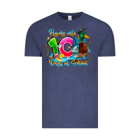 Vintage Denim name flying into 100 days of school Vintage Tee - CowhideDigitalArt