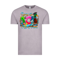 Vintage Zinc name flying into 100 days of school Vintage Tee - CowhideDigitalArt