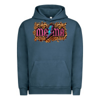 Pigment Midnight Navy Leopard Mama Lightning Urban Hoodie - RanaPortraitStore