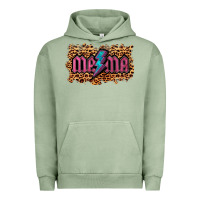 Pigment Oil Green Leopard Mama Lightning Urban Hoodie - RanaPortraitStore