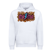 White Leopard Mama Lightning Urban Hoodie - RanaPortraitStore