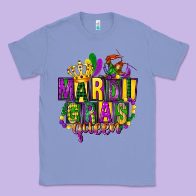 Mardi Gras Queen Classic Tee Designed By Fadigitalartstudio