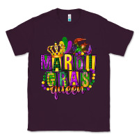 Plum mardi gras queen Classic Tee - FaDigitalArtStudio