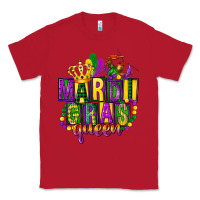 Red mardi gras queen Classic Tee - FaDigitalArtStudio