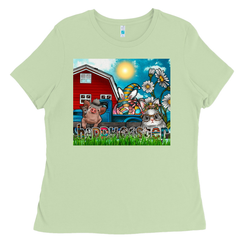 Happy Easter Ladies Tee by CowhideDigitalArt | Teevron