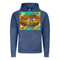 Vintage Denim western bee gnomes truck honeycomb  leopard turquoise wooden serape Vintage Hoodie - Artiststas