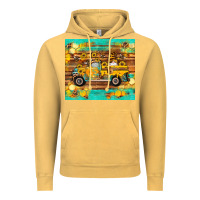 Vintage Mustard western bee gnomes truck honeycomb  leopard turquoise wooden serape Vintage Hoodie - Artiststas