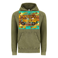 Vintage Olive western bee gnomes truck honeycomb  leopard turquoise wooden serape Vintage Hoodie - Artiststas