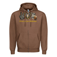 Chestnut Peace Love Missouri Zipper Hoodie - Jasminsmagicworld