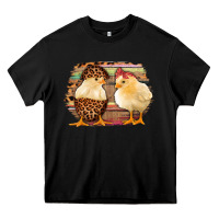 Black Western Leopard and Serape Chicks Heavy Core Tee - Jasminsmagicworld