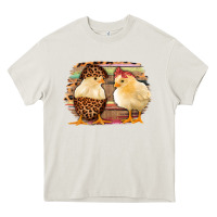Cream Western Leopard and Serape Chicks Heavy Core Tee - Jasminsmagicworld