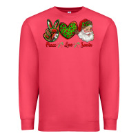 Cardinal peace love santa Premium Sweatshirt - RanaPortraitStore