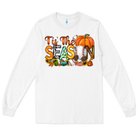 White tis the season baseball Long Sleeve Tee - RacoonDesign
