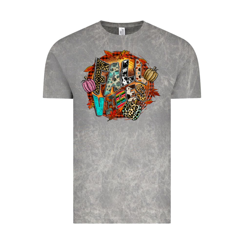 Fall Vibes Vintage Tee by CowhideDigitalArt | Teevron