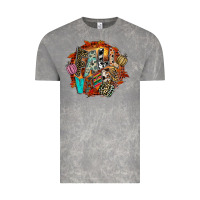 Cloud Rock Fall Vibes Vintage Tee - CowhideDigitalArt