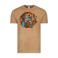 Vintage Camel Fall Vibes Vintage Tee - CowhideDigitalArt