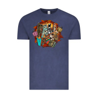 Vintage Denim Fall Vibes Vintage Tee - CowhideDigitalArt