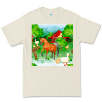Bone farm life seamless pattern Premium Tee - FaDigitalArtStudio