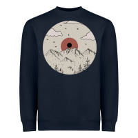 Navy The Mountains Are Calling Heavyweight Sweatshirt - Bettercallsaul