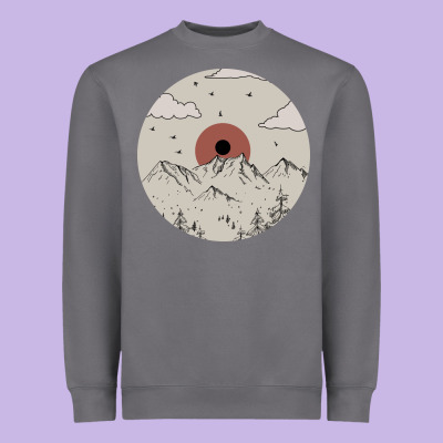 The Mountains Are Calling Heavyweight Sweatshirt Designed By Bettercallsaul
