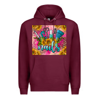Burgundy nails Premium Hoodie - BarkalooDesign