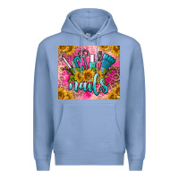 Colony Blue nails Premium Hoodie - BarkalooDesign