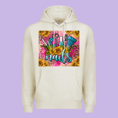 Nails Premium Hoodie Designed By Barkaloodesign
