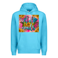 Ocean Blue nails Premium Hoodie - BarkalooDesign