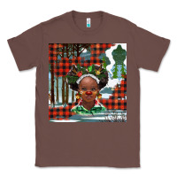Chestnut Christmas African girl Classic Tee - BarkalooDesign