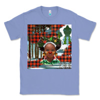 Colony Blue Christmas African girl Classic Tee - BarkalooDesign