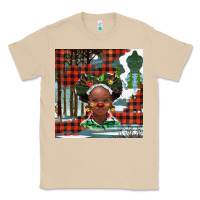 Mushroom Christmas African girl Classic Tee - BarkalooDesign