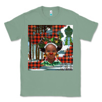 Sage Christmas African girl Classic Tee - BarkalooDesign