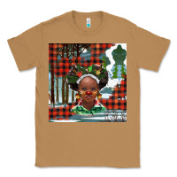Toasted Coconut Christmas African girl Classic Tee - BarkalooDesign