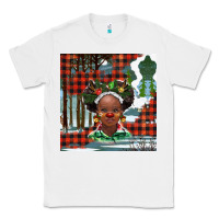White Christmas African girl Classic Tee - BarkalooDesign
