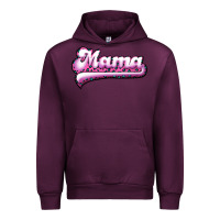 Mauve Wine Mama Leopard Urban Hoodie - RanaPortraitStore